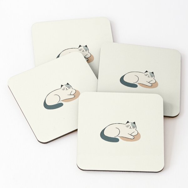 Item preview, Contented Cat Nap designed and sold by kiokuso.