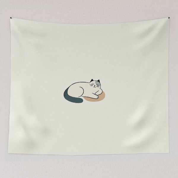 Item preview, Contented Cat Nap designed and sold by kiokuso.