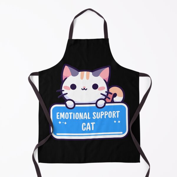 Item preview, Kawaii Emotional Support Cat designed and sold by TomFrontierArt.