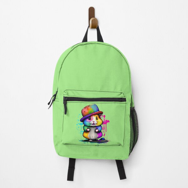 Item preview, Hamster wearing a colorful hat designed and sold by Firas Aljazzar.