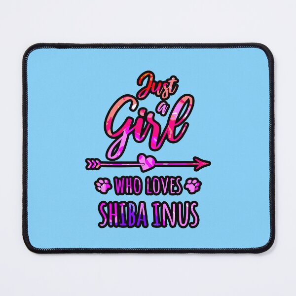 Item preview, just a girl who loves shiba inus designed and sold by creativerooney.