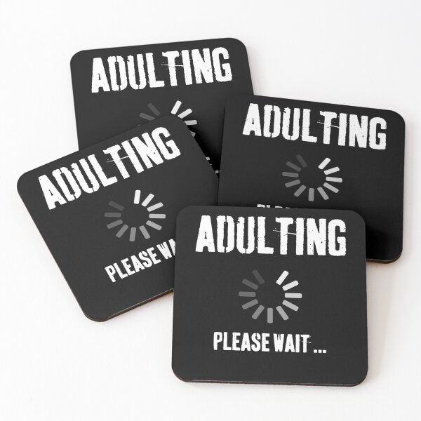 Item preview, Adulting Loading - Humorous Everyday Essential designed and sold by FabledCanvas.