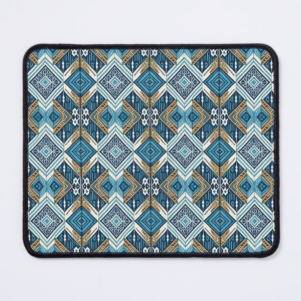 Item preview, Blue symmetrical boho pattern 18583 b xl designed and sold by pASob-dESIGN.