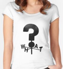 Camiseta entallada de cuello redondo Gravity Falls ¿QUÉ?