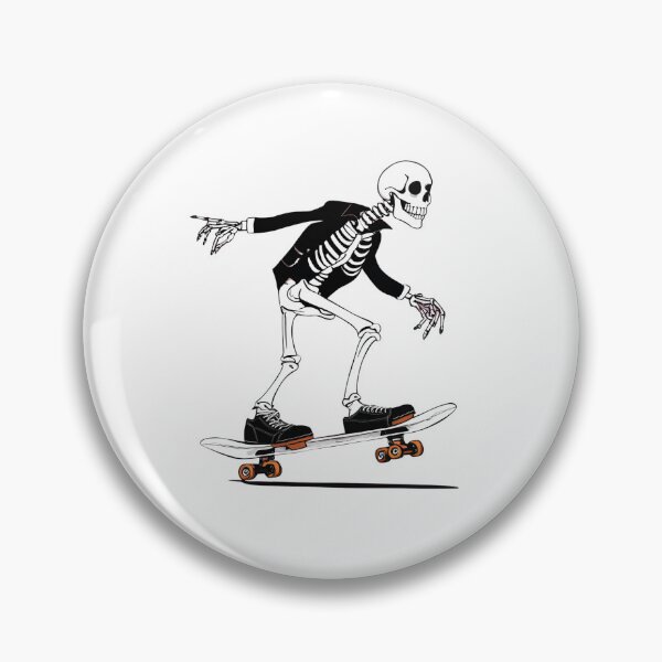 Item preview, Preppy Skeleton Skate T-Shirt Sticker designed and sold by Quarkari.