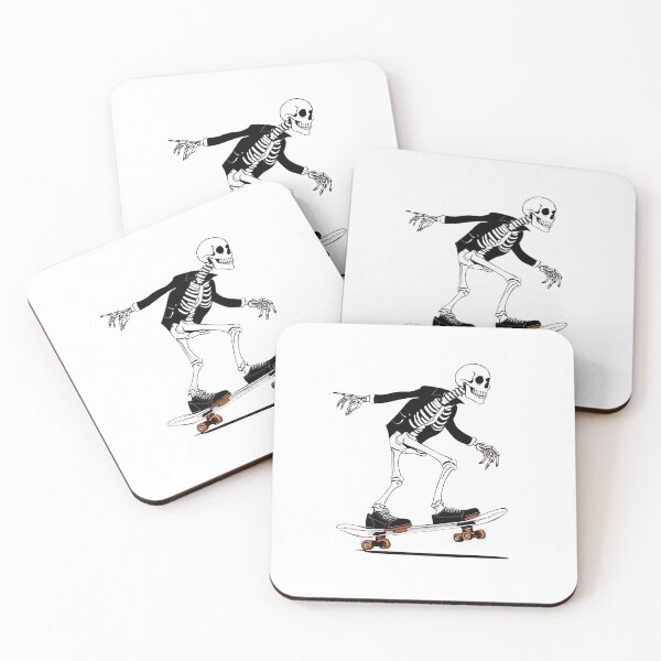 Item preview, Preppy Skeleton Skate T-Shirt Sticker designed and sold by Quarkari.