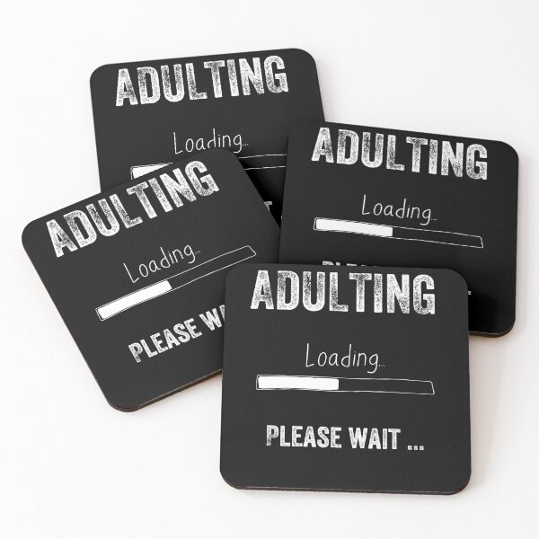 Item preview, Adulting Loading - Humorous Everyday Essential designed and sold by FabledCanvas.