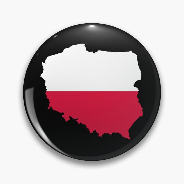 Item preview, Flag Map of Poland designed and sold by feether-store.