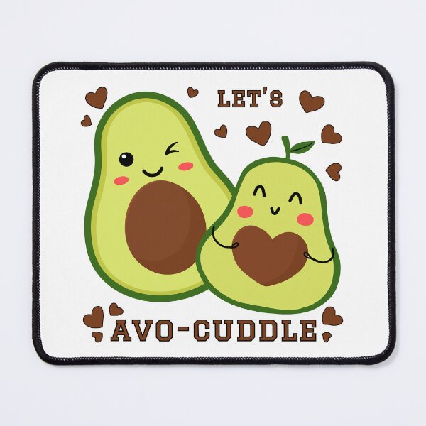Item preview, Lets Avo-Cuddle Cute Kawaii Avocados Cartoon Avocuddle designed and sold by wejollydigitals.