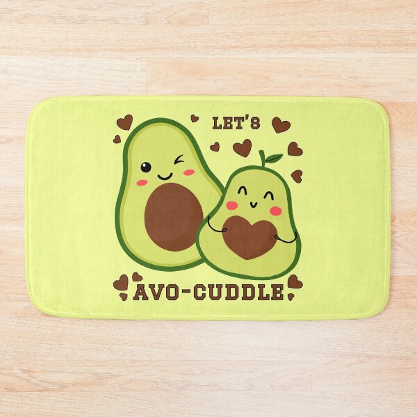Item preview, Lets Avo-Cuddle Cute Kawaii Avocados Cartoon Avocuddle  designed and sold by wejollydigitals.