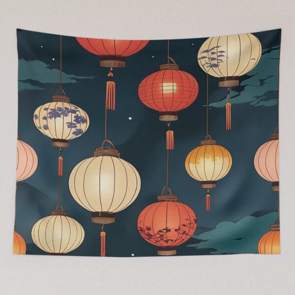 Item preview, Japanese lanterns designed and sold by eskiastudio.