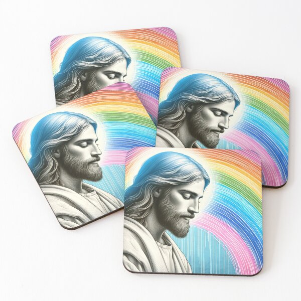Item preview, Jezus Christ Rainbow LGBT designed and sold by szpaku888.