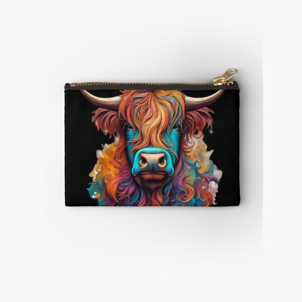 Item preview, Colourful Highland Cow  designed and sold by Zenvo.