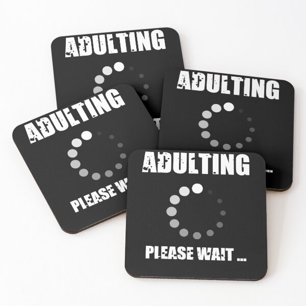 Item preview, Adulting Loading - Humorous Everyday Essential designed and sold by FabledCanvas.