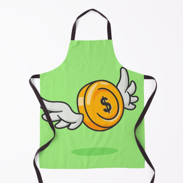 Item preview, Winged Prosperity: Money Gold Coin with Wings Cartoon Vector Icon designed and sold by hjian8219.