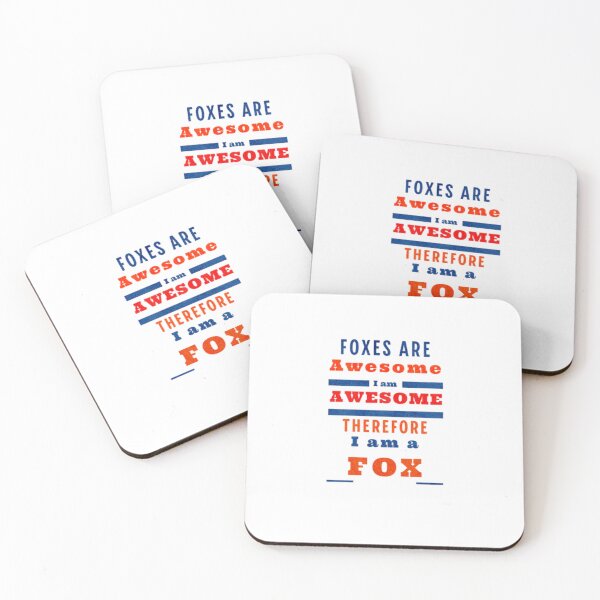 Item preview, Foxes Are Awesome I am Awesome designed and sold by BlueGoldArt.