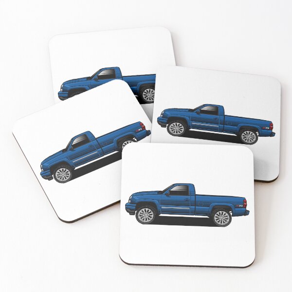 Item preview, Chevrolet Silverado Blue Version designed and sold by vektoranda.