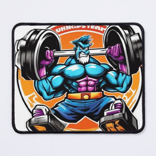 Item preview, Barbell Buddy: The Animated Lifting Legend designed and sold by HarmonyGuitars.