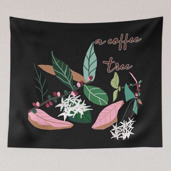 Item preview, a coffee  tree, hand drawing designed and sold by zzzozzo.