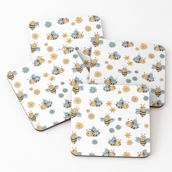 Item preview, Cute Bees & Wildflowers designed and sold by idovedesign.