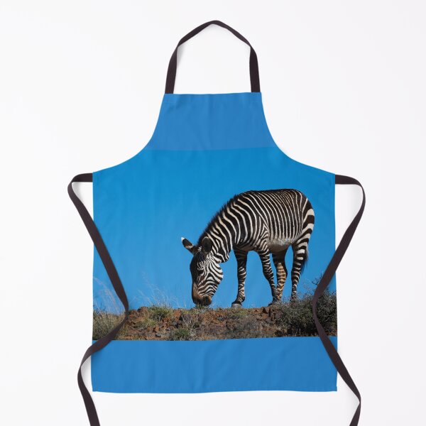 Item preview, Mountain Zebra with blue sky background designed and sold by TwigaTravel.
