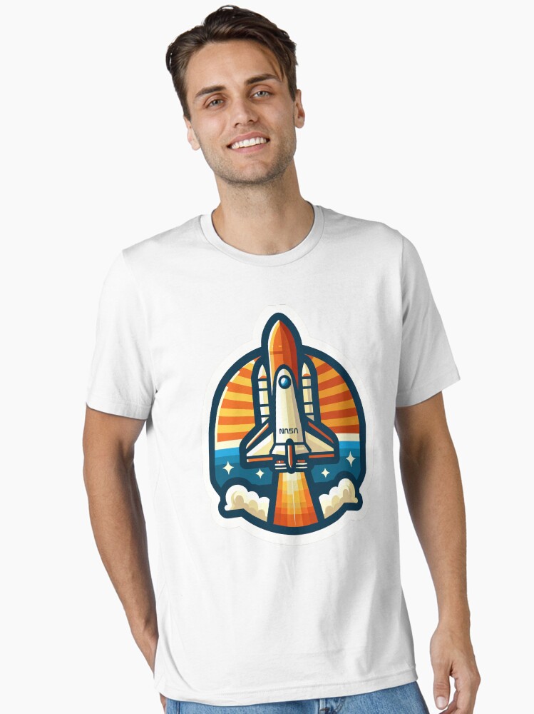 Vintage Nasa Rocket SpaceX Uniseks trui