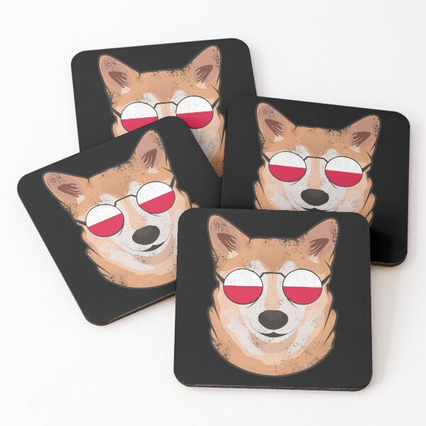 Item preview, Vintage Patriotic Shiba Inu Polish Flag designed and sold by feether-store.