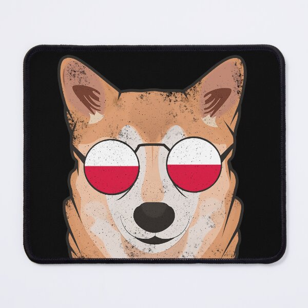 Item preview, Vintage Patriotic Shiba Inu Polish Flag designed and sold by feether-store.