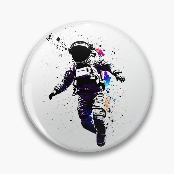 Item preview, Cosmic Freedom: Illustration of the Floating Astronaut designed and sold by BubblyDelight.