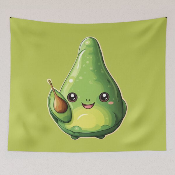 Item preview, Mamacado Papacado avocado Cute funny alien in saucer designed and sold by cristina1001.