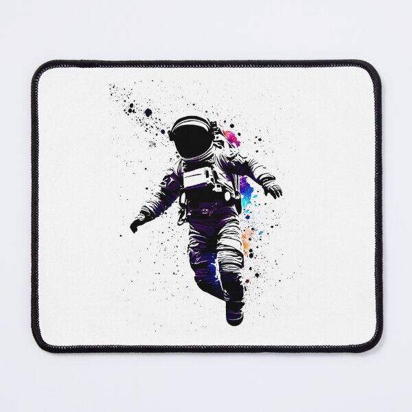 Item preview, Cosmic Freedom: Illustration of the Floating Astronaut designed and sold by BubblyDelight.