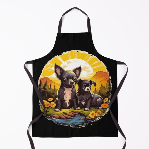 Item preview, Cute illustration of a chihuahua dog breed puppy designed and sold by NBSStore.
