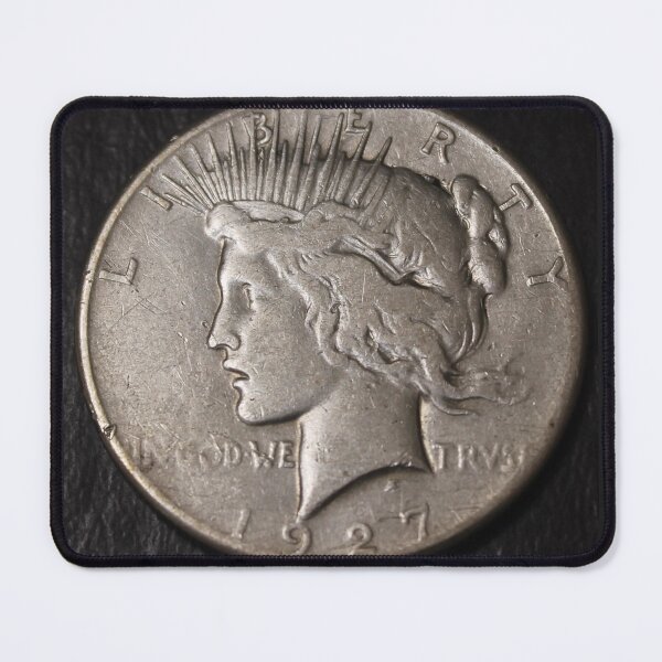 Item preview, 1927 Silver Peace Dollar Low Grade designed and sold by coinsxcrochet.