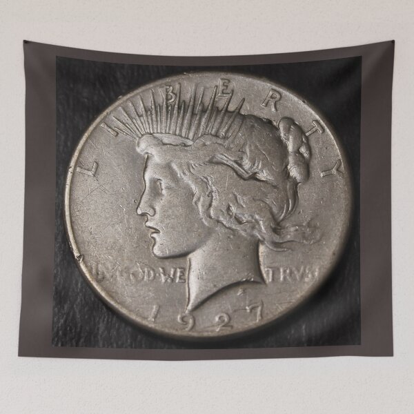 Item preview, 1927 Silver Peace Dollar Low Grade designed and sold by coinsxcrochet.