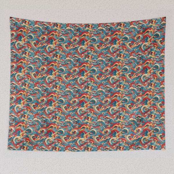 Item preview, BOLD CARTOON WAVES designed and sold by NAG5089A.