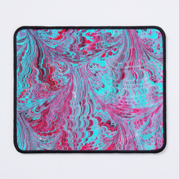 Item preview, marbling art red tulip drawing pattern designed and sold by melektesla.
