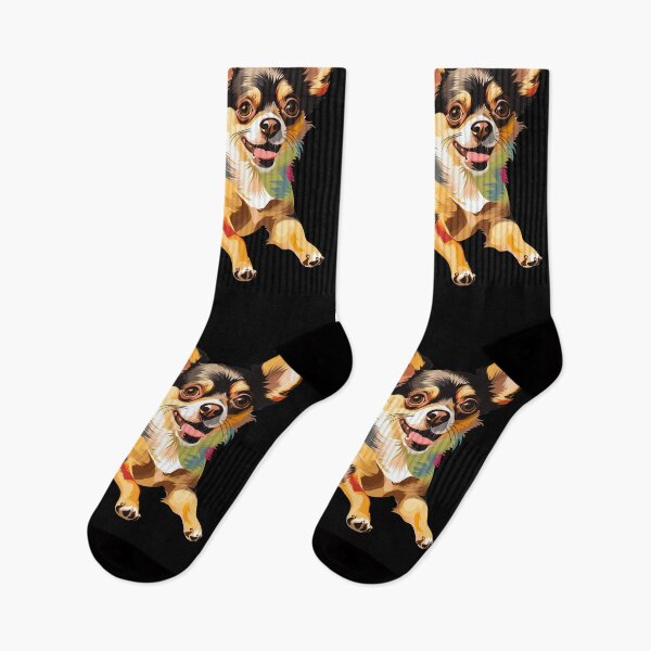 Item preview, Cute illustration of a chihuahua dog breed running designed and sold by NBSStore.