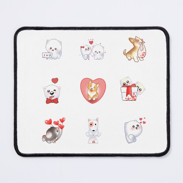 Item preview, cute puppy in love designed and sold by huape.