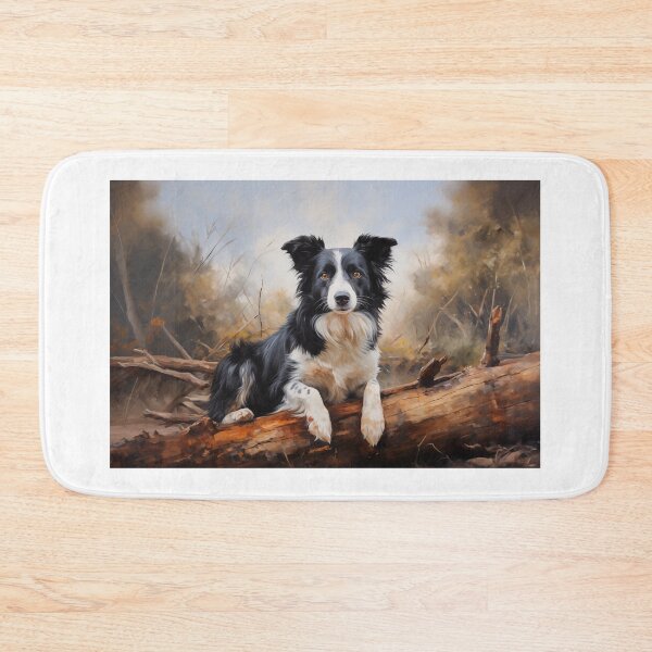 Item preview, Border Collie in forest designed and sold by PetsArt.