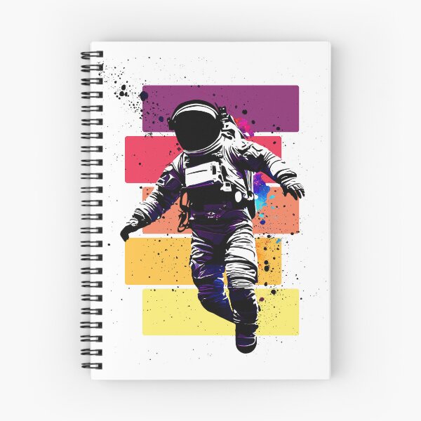 Item preview, Cosmic Freedom: Retro Illustration of the Floating Astronaut designed and sold by BubblyDelight.