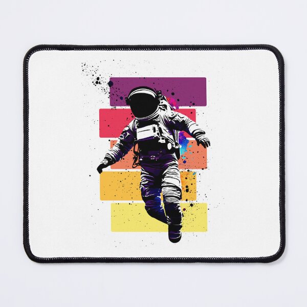 Item preview, Cosmic Freedom: Retro Illustration of the Floating Astronaut designed and sold by BubblyDelight.