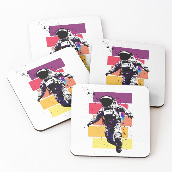 Item preview, Cosmic Freedom: Retro Illustration of the Floating Astronaut designed and sold by BubblyDelight.