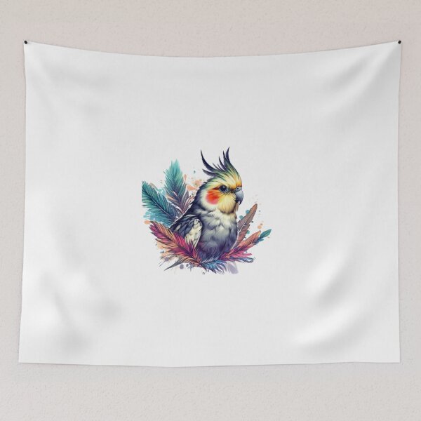 Item preview, Beautiful cockatiel with colorful designed and sold by Marcoshop10.