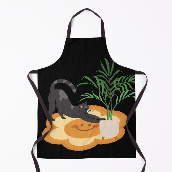 Item preview, Cat Stretching by the Plant designed and sold by ScoobyN.