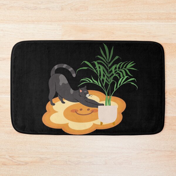 Item preview, Cat Stretching by the Plant designed and sold by ScoobyN.