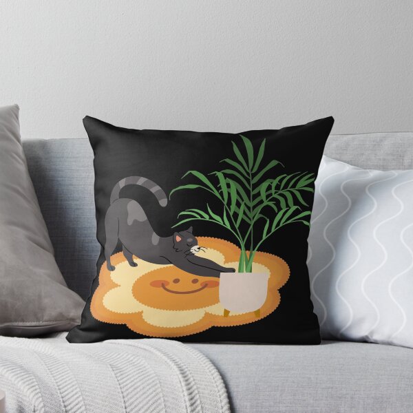 Item preview, Cat Stretching by the Plant designed and sold by ScoobyN.