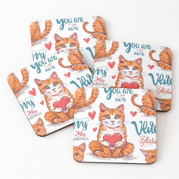 Item preview, You are My (Cat) Valentines No.3 designed and sold by Ryslissa.