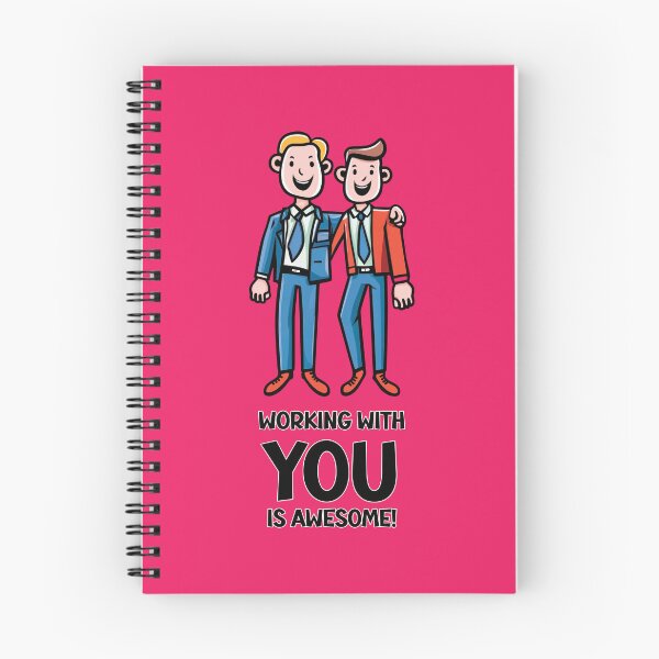 Item preview, Friends from work - two men designed and sold by HarridanCreates.