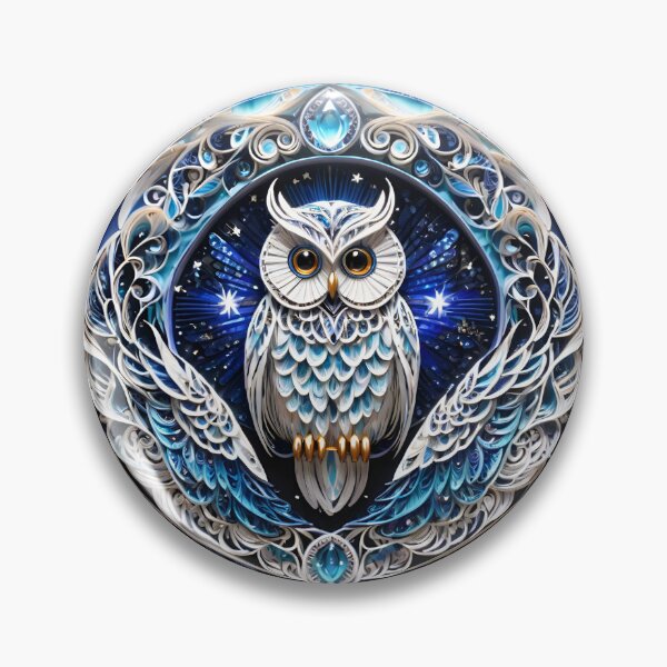 Item preview, Owl in dark night designed and sold by BotunPeony.