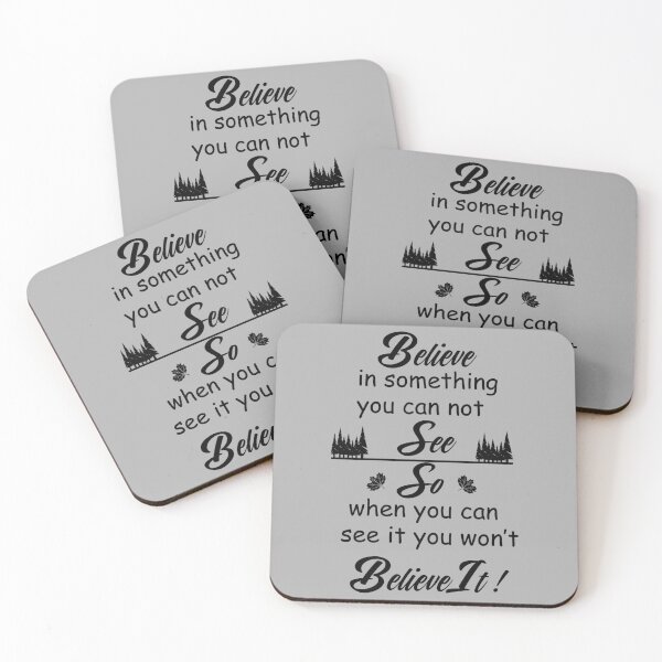 Item preview, Believe Quote designed and sold by PandLcreations.